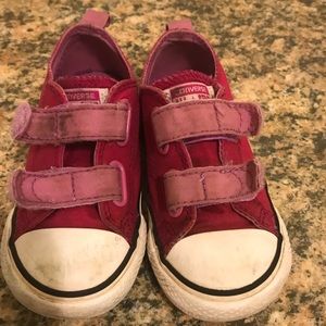 Converse Velcro shoes toddler size 8